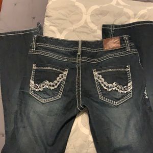 Maurices blue Jean 7/8 short